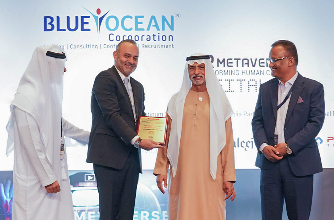 H.E. Sheikh Nahayan Bin Mabarak Al Nahayan Grants Wehbi the “Inspirational Leader of The Year” Award